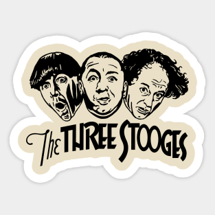 Retro Movie Gift For Three Love Fans Sticker